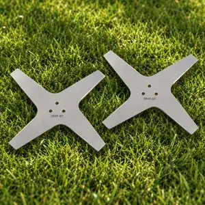 X-Blade GRASGO Edelstahlmesser für Mammotion LUBA 2 AWD, Doppelset mit Adaptern – Doppelset (2 Stück) – Ansicht 3