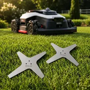 X-Blade GRASGO Doppelset für Dreame A3 AWD, zwei Edelstahlmesser – Doppelset (2 Stück) – Ansicht 1