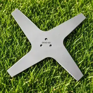 X-Blade GRASGO Edelstahlmesser für Ecovacs GOAT O1200, montiert mit Adapter – 1 Stück – Ansicht 2