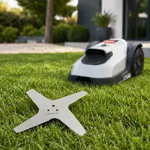 X-Blade GRASGO Edelstahlmesser für eufy C15 und TerraMow Mini 500 mit Adapter – 1 Stück – Ansicht 1
