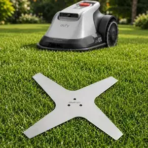 X-Blade GRASGO Edelstahlmesser mit vier Schneidkanten für eufy E15, E18 und TerraMow S1200 – 1 Stück – Ansicht 1