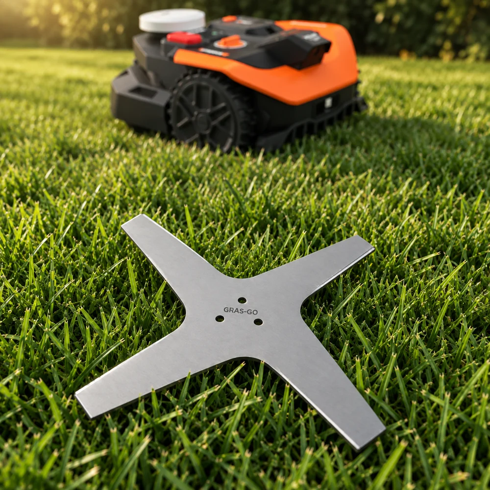 X-Blade GRASGO Edelstahlmesser für Worx Vision Cloud WR303E bis WR308E